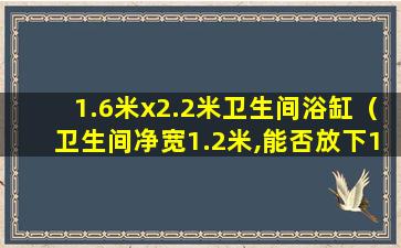 1.6米x2.2米卫生间浴缸（卫生间净宽1.2米,能否放下1.2米的浴缸）