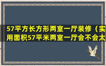 57平方长方形两室一厅装修（实用面积57平米两室一厅会不会太小）