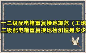 一二级配电箱重复接地规范（工地二级配电箱重复接地检测值是多少）