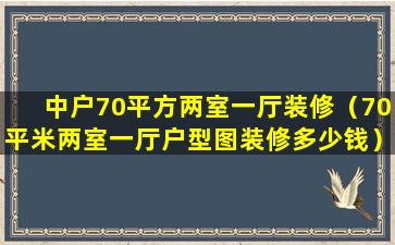 中户70平方两室一厅装修（70平米两室一厅户型图装修多少钱）