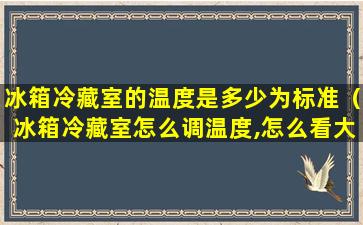 冰箱冷藏室的温度是多少为标准（冰箱冷藏室怎么调温度,怎么看大小的）