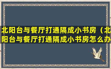 北阳台与餐厅打通隔成小书房（北阳台与餐厅打通隔成小书房怎么办）