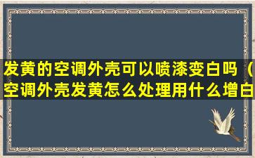 发黄的空调外壳可以喷漆变白吗（空调外壳发黄怎么处理用什么增白）