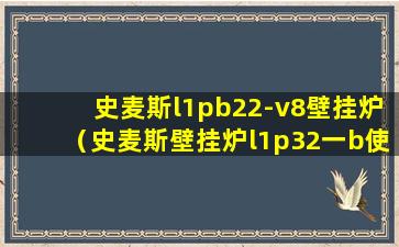 史麦斯l1pb22-v8壁挂炉（史麦斯壁挂炉l1p32一b使用说明书）