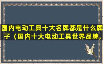 国内电动工具十大名牌都是什么牌子（国内十大电动工具世界品牌,你用过几种）