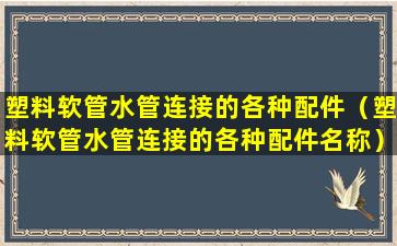 塑料软管水管连接的各种配件（塑料软管水管连接的各种配件名称）