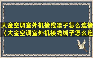 大金空调室外机接线端子怎么连接（大金空调室外机接线端子怎么连接风扇撤除视频）