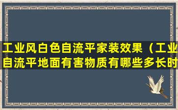 工业风白色自流平家装效果（工业自流平地面有害物质有哪些多长时间能散发完）