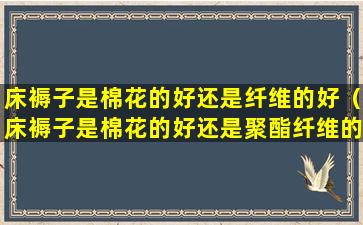 床褥子是棉花的好还是纤维的好（床褥子是棉花的好还是聚酯纤维的好）