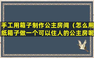 手工用箱子制作公主房间（怎么用纸箱子做一个可以住人的公主房呢）