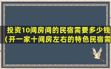 投资10间房间的民宿需要多少钱（开一家十间房左右的特色民宿需要多少钱）