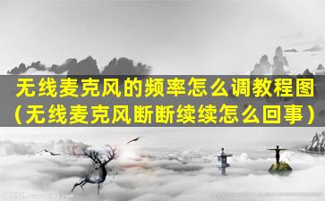 无线麦克风的频率怎么调教程图（无线麦克风断断续续怎么回事）