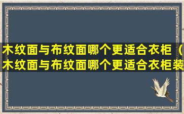 木纹面与布纹面哪个更适合衣柜（木纹面与布纹面哪个更适合衣柜装修）