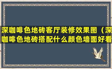 深咖啡色地砖客厅装修效果图（深咖啡色地砖搭配什么颜色墙面好看）