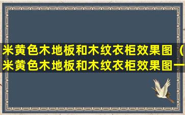 米黄色木地板和木纹衣柜效果图（米黄色木地板和木纹衣柜效果图一样吗）