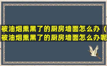 被油烟熏黑了的厨房墙面怎么办（被油烟熏黑了的厨房墙面怎么办呢）