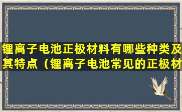 锂离子电池正极材料有哪些种类及其特点（锂离子电池常见的正极材料有哪些各自优缺点是什么）