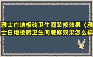 雅士白地板砖卫生间装修效果（雅士白地板砖卫生间装修效果怎么样）