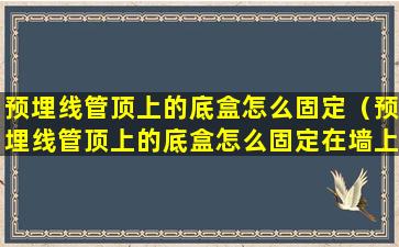 预埋线管顶上的底盒怎么固定（预埋线管顶上的底盒怎么固定在墙上）